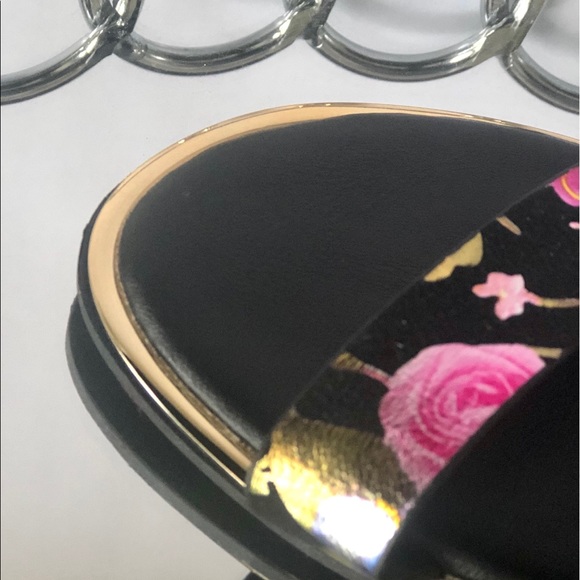 Floral Slide Sandals - Picture 2 of 2